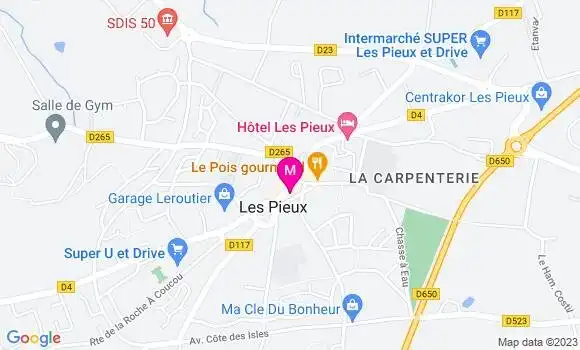 Localisation Restaurant Bar T