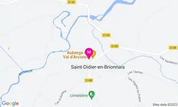 Localisation Auberge du Val d