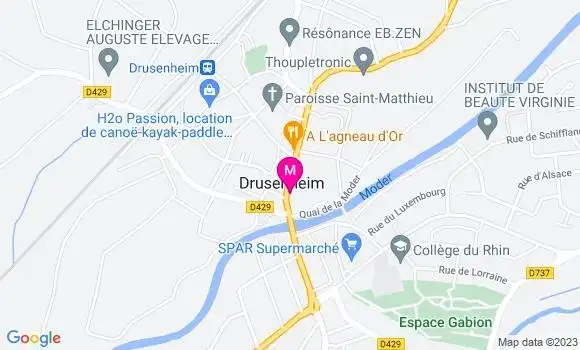 Localisation Restaurant Alsacien Bim Buewele