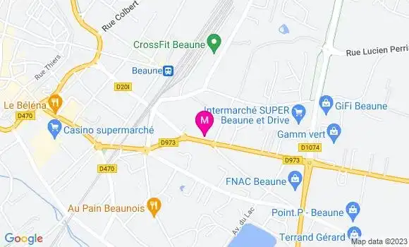Localisation Pizzeria Le Bouf