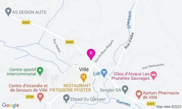 Localisation Restaurant  Micci Franco