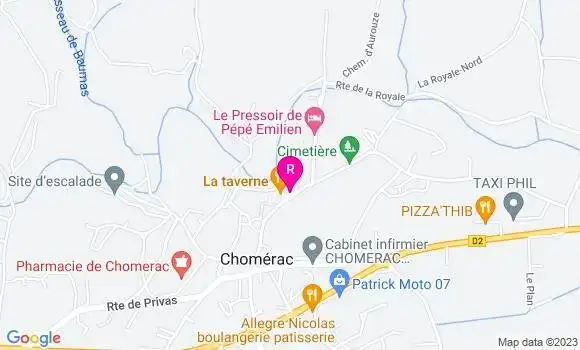 Localisation Restaurant Bar L