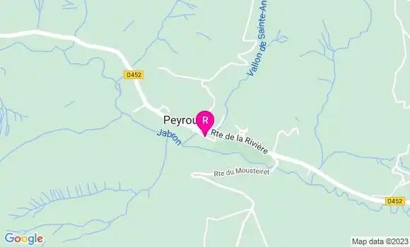 Localisation Auberge de la Rivière