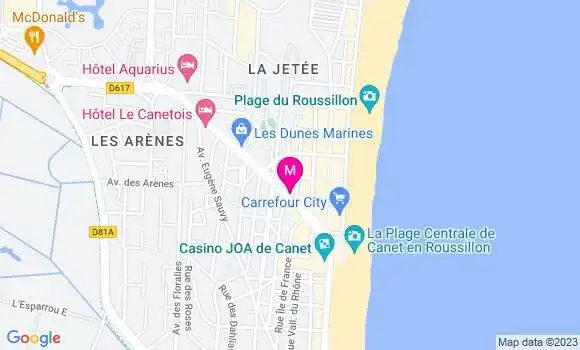 Localisation Restaurant  Le Bouchon Catalan