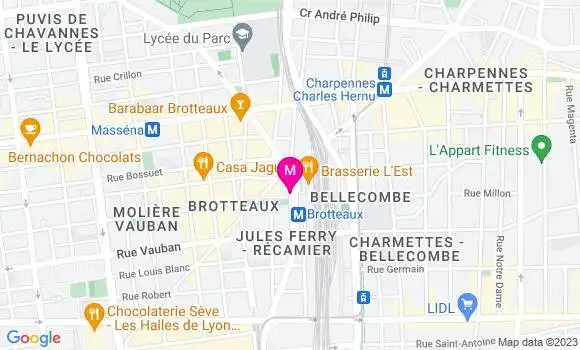Localisation Restaurant  Le Splendid