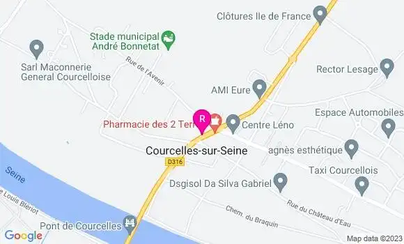 Localisation Restaurant  Le Nathaly