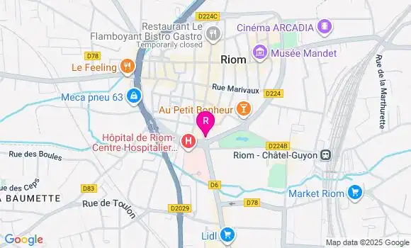 Localisation Brasserie Le Bossa