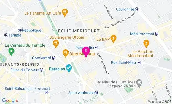 Localisation Restaurant  Ave Maria