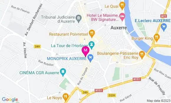 Localisation Brasserie Le Schaeffer