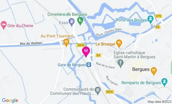 Localisation Restaurant  Aux Vieux Remparts
