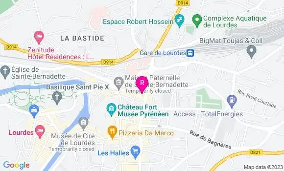 Localisation Restaurant  Le Seven