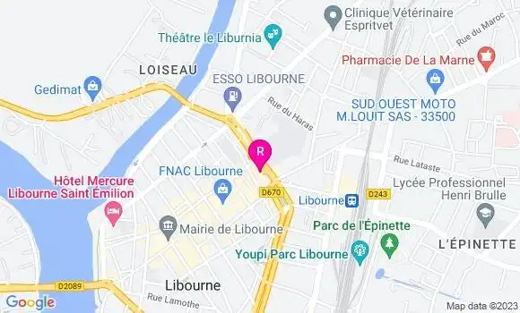 Localisation Brasserie du Lycée
