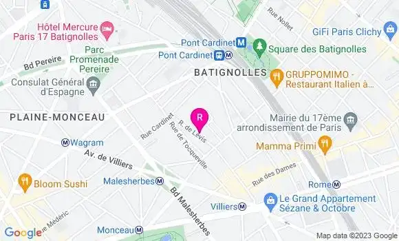 Localisation Restaurant Chinois Chen Fa