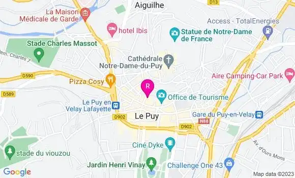 Localisation Pizzeria L