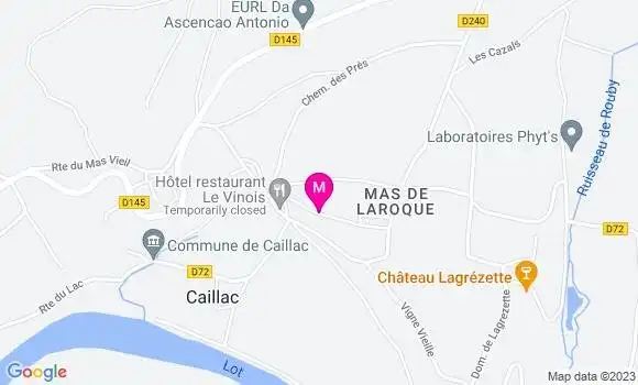 Localisation Restaurant Hôtel Le Vinois