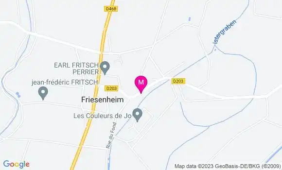 Localisation Auberge de la Treille