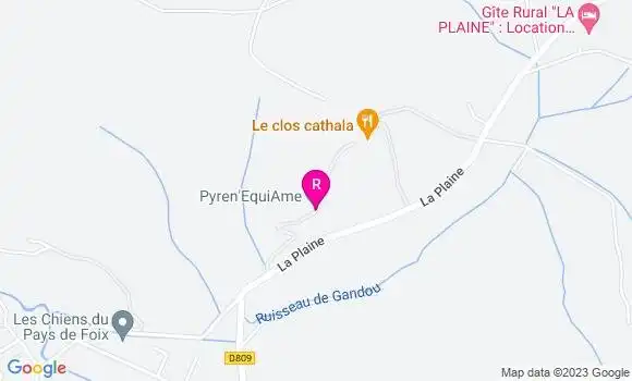 Localisation Restaurant  Le Clos Cathala