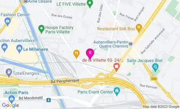 Localisation Restaurant Asiatique La Muraille d