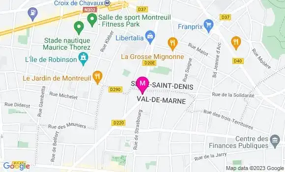 Localisation Restaurant  L