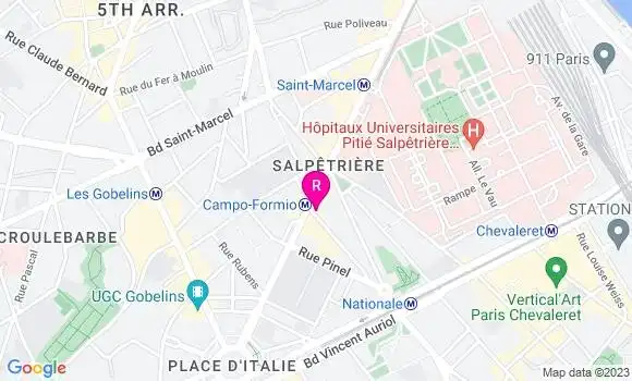 Localisation Restaurant Italien L
