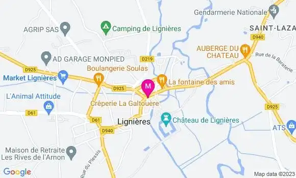 Localisation Crêperie La Galtouère