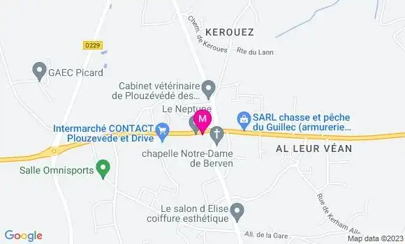 Localisation Restaurant Bar La Forge