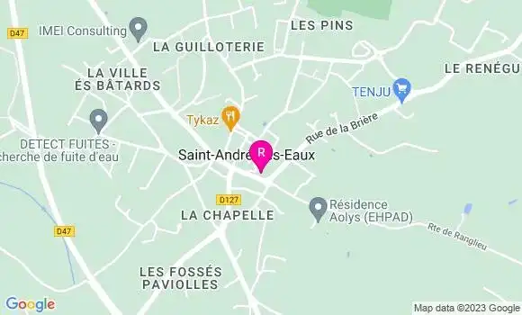 Localisation Restaurant  Le Colvert
