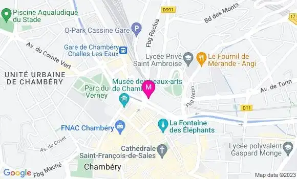 Localisation Brasserie Aux Ducs