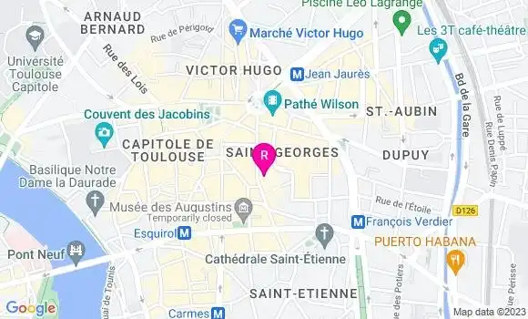 Localisation Restaurant  Au Jardin des Thés