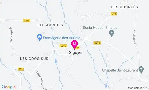 Localisation Restaurant  Vue d