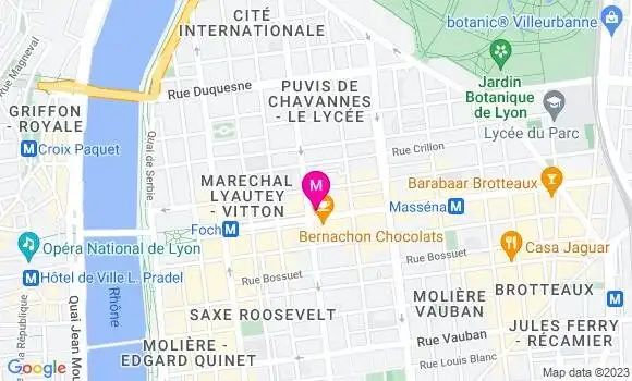 Localisation Brasserie Le Rive Gauche