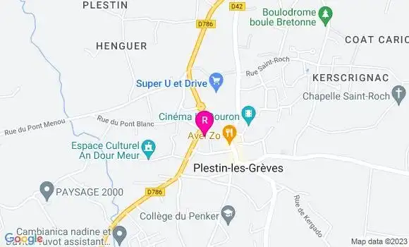 Localisation Restaurant Gastronomique Ty Mad
