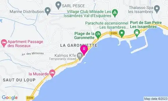 Localisation Restaurant  Les Planches