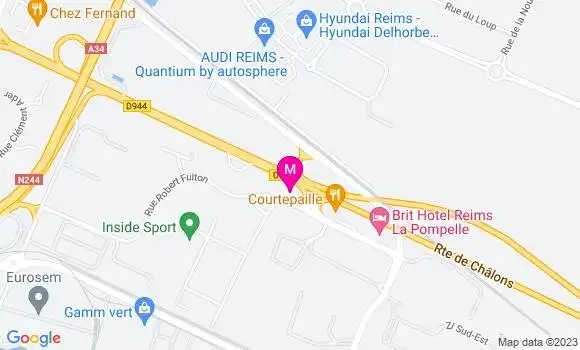 Localisation Restaurant  Papillons