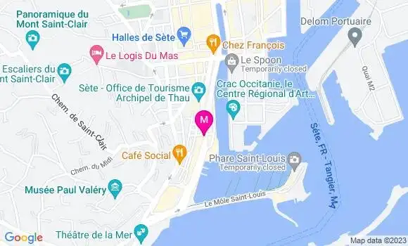 Localisation Le Bistrot de l