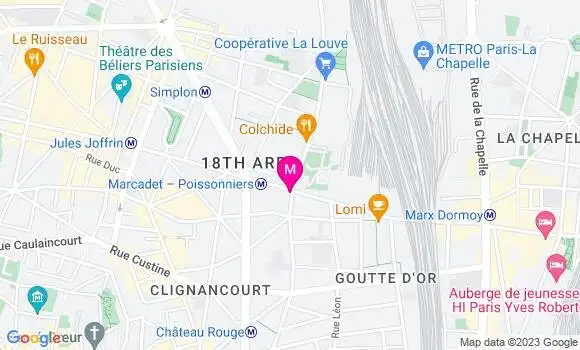 Localisation Restaurant  Le Va et Vient du Nord