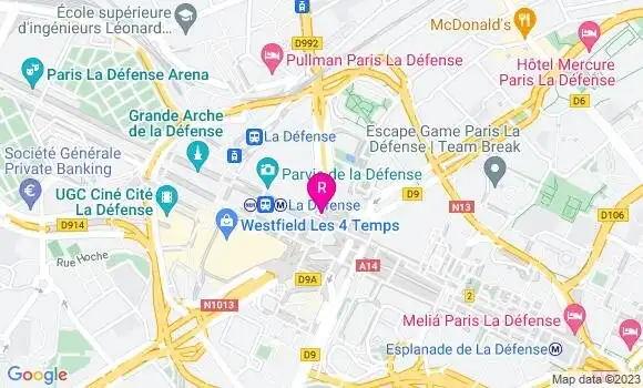 Localisation Restaurant  Cojean