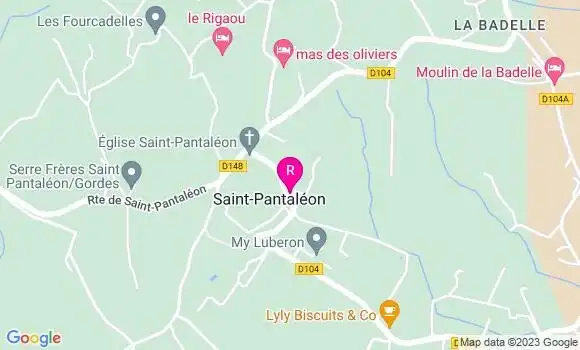 Localisation Bistrot des Roques