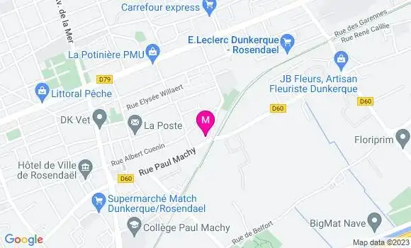 Localisation La Taverne Flamande