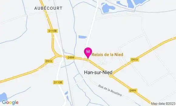 Localisation Restaurant  Relais de la Nied