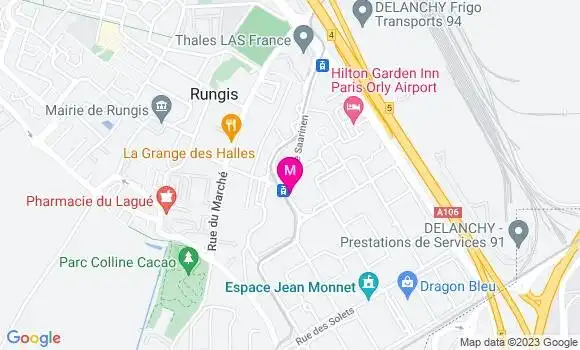 Localisation Restaurant Grill Brasa Rio