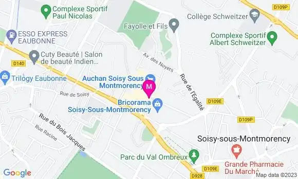 Localisation Restaurant  Le Paris Soisy