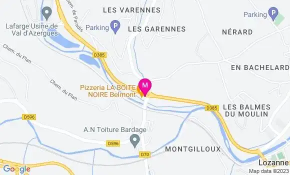 Localisation Restaurant Bar Le Dorieux