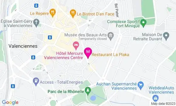 Localisation Restaurant Grec La Plaka
