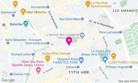 Localisation Restaurant  Le Rochebrune