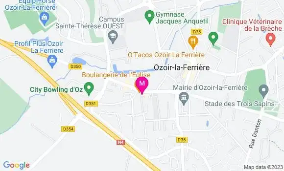 Localisation Restaurant  Le Ferrière