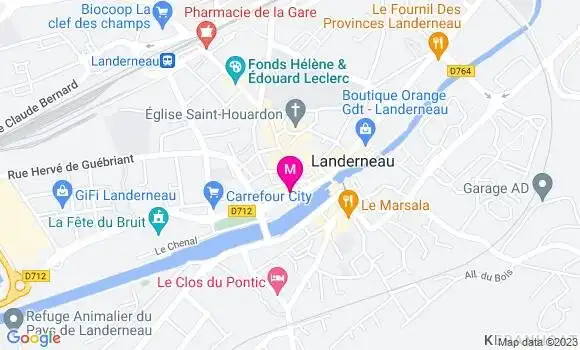 Localisation Restaurant  Le Chardon Bleu