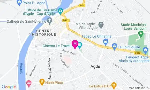 Localisation Bistrot Le Bistro d