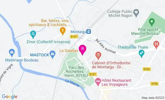 Localisation Pizzeria Le Galetas