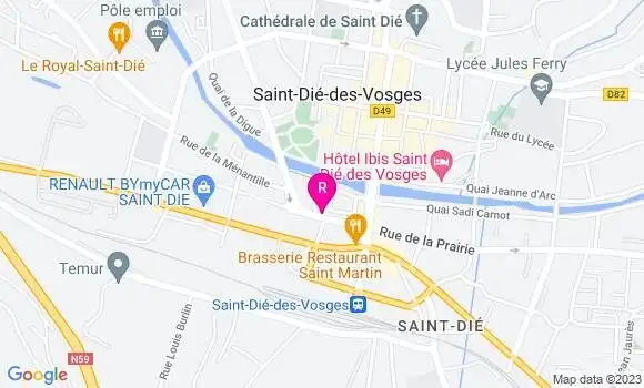Localisation Restaurant des Voyageurs